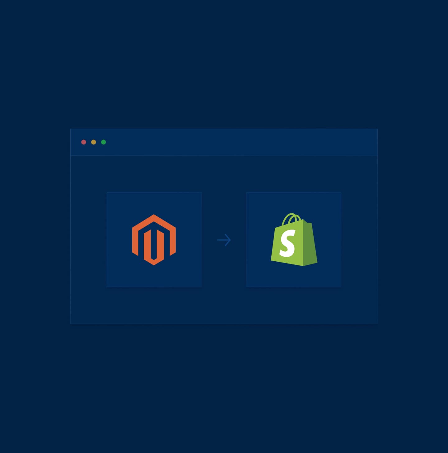 Ein moderner Shopify-Storefront auf einem Smartphone nach der Migration von Magento