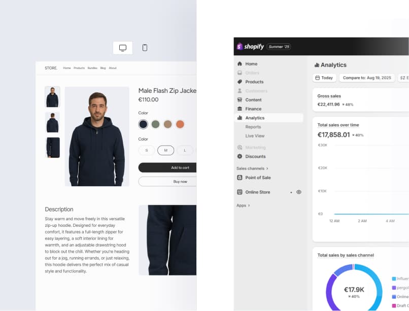 Qualitätssicherungstests eines neuen Shopify Stores vor dem Launch